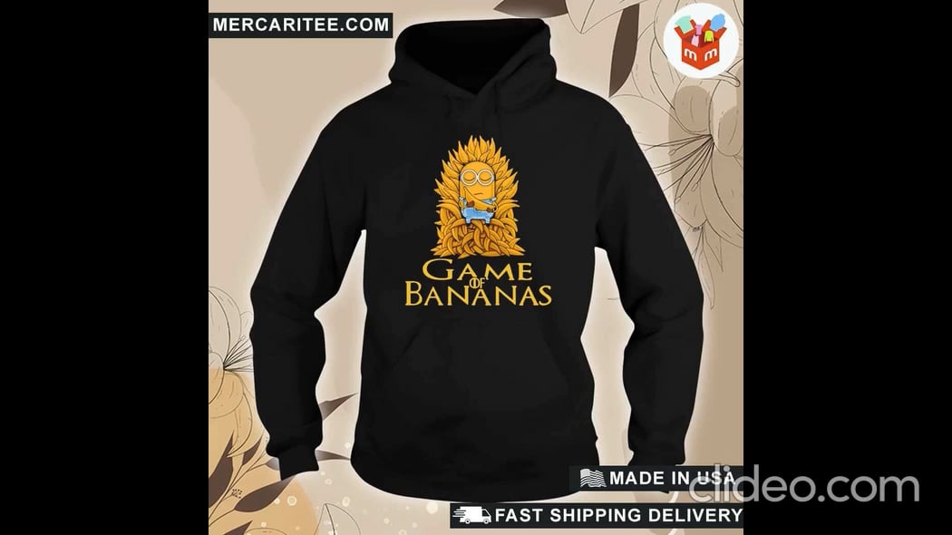 Minions Banana Throne Game Of Bananas Game Of Thrones Shirt on Vimeo