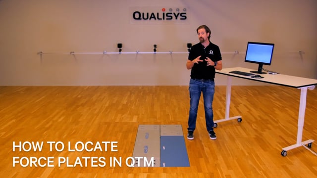 How to locate force plates in QTM | Qualisys