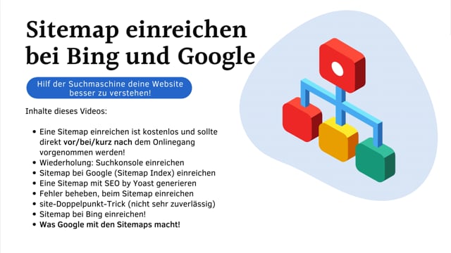Sitemap einreichen bei Bing und Google
