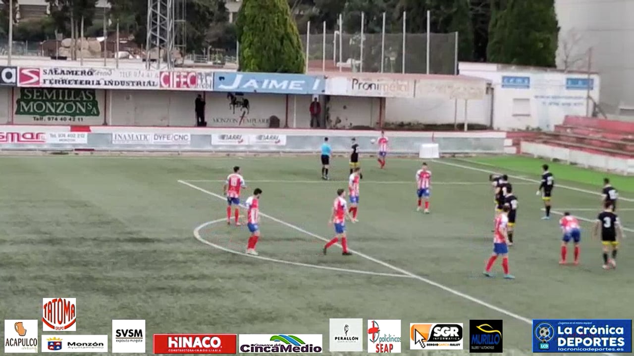 (RESUMEN y GOLES) At Monzón 1-3 R.Zaragoza D.Aragón / J 28 / 3ª División