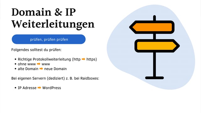 Domain & IP-Weiterleitungen prüfen