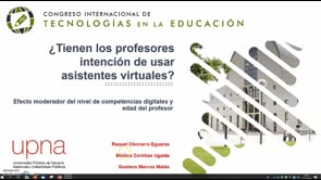 ¿Tienen los profesores intención de usar asistentes virtuales? Efecto moderador del nivel de competencias digitales y edad del profesor