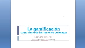La gamificación como cierre de las sesiones de lengua
