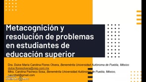 METACOGNICIÓN Y RESOLUCIN DE PROBLEMAS EN ESTUDIANTES DE EDUCACIÓN SUPERIOR