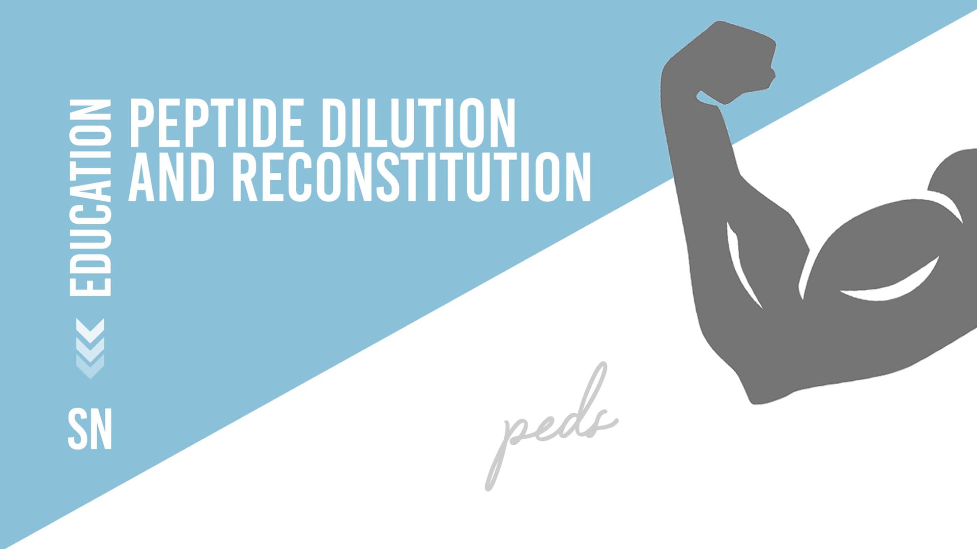 Peptide Dilution and Reconstitution