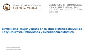 Simbolismo, mujer y gesto en la obra pictórica de Lucien Lévy-Dhurmer. Reflexiones y experiencia didáctica.