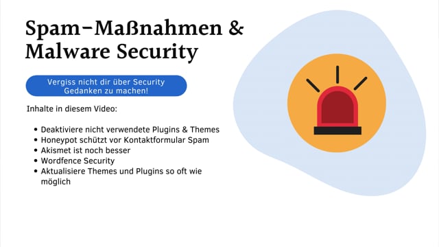 Spam Maßnahmen und Malware Security