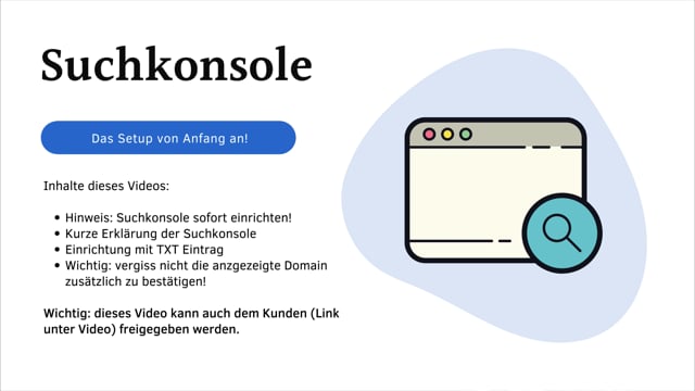 Suchkonsole einreichen (Wiederholung)