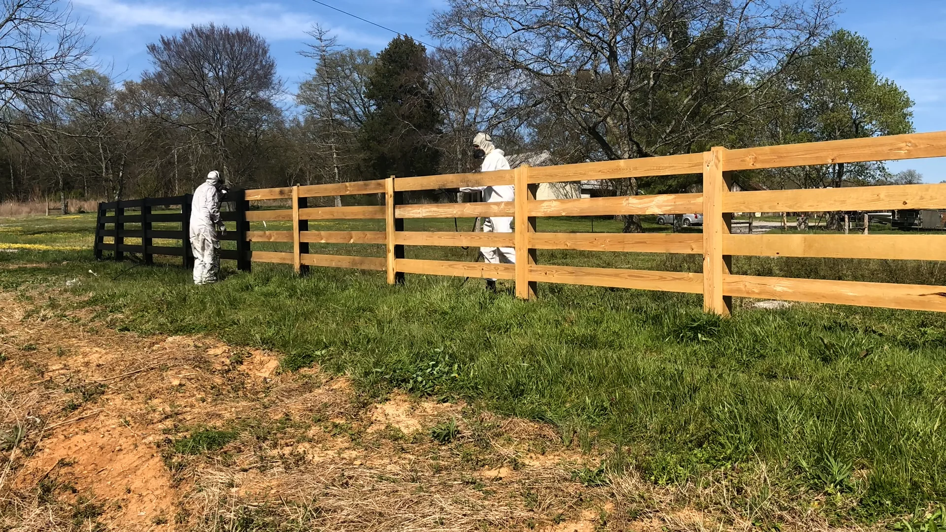 Farm Fence Painting Process on Vimeo