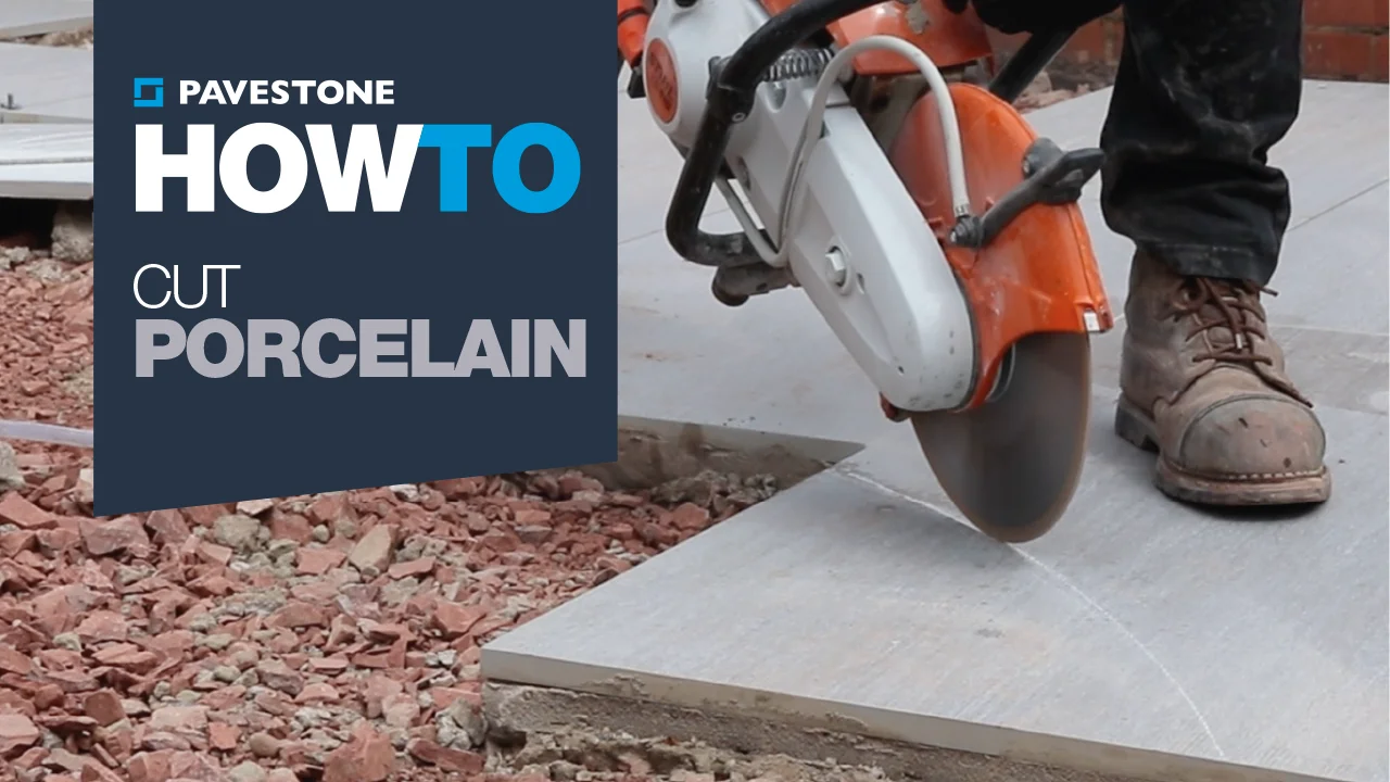 How To Cut Porcelain Paving