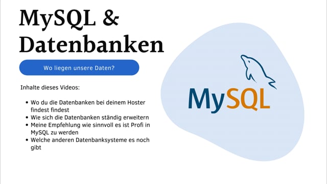 MySQL & Datenbanken