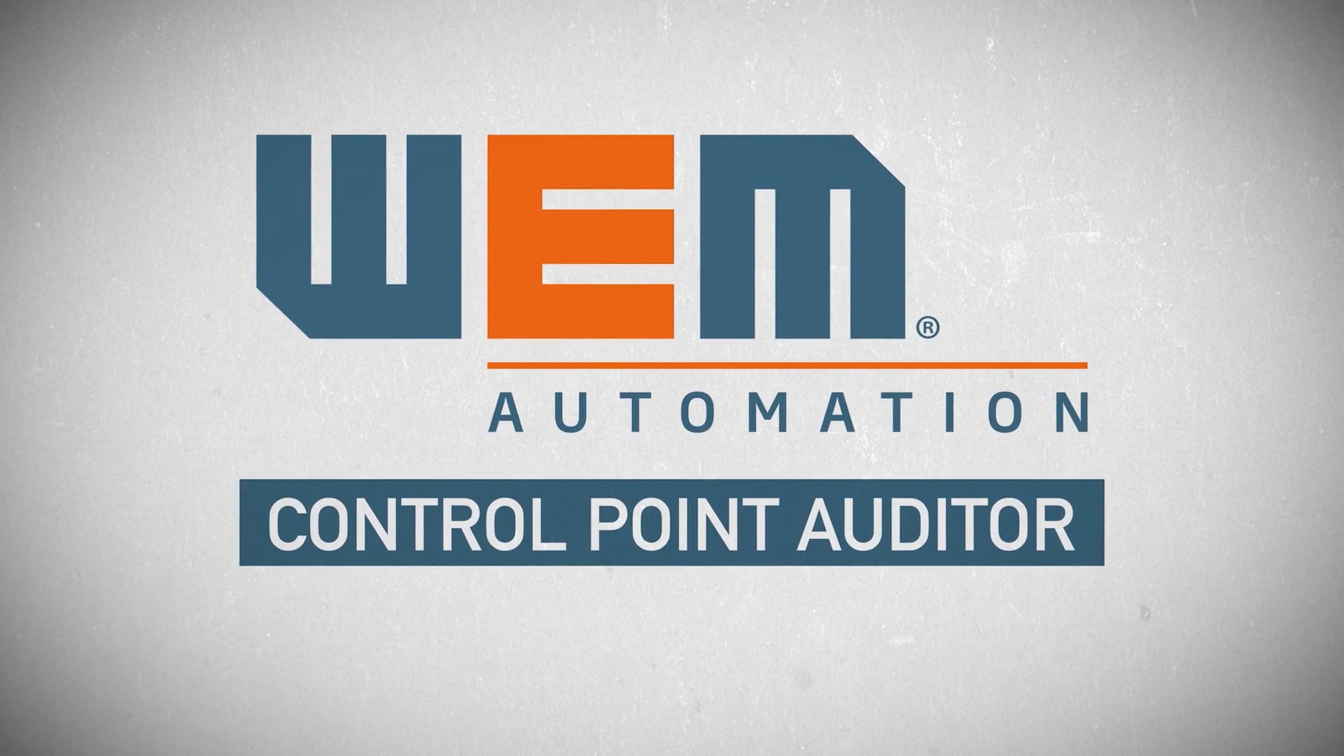 WEM Control Point Auditor
