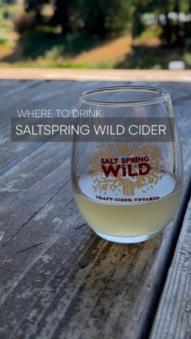 Where to drink on Saltspring Island - Saltspring Cider
