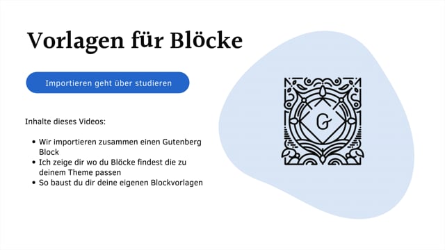 Vorlagen für Blöcke