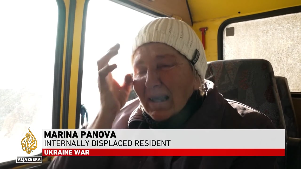 War in Ukraine - First Residents escape Mariople - Zaporizhzhia - 17th March 2022