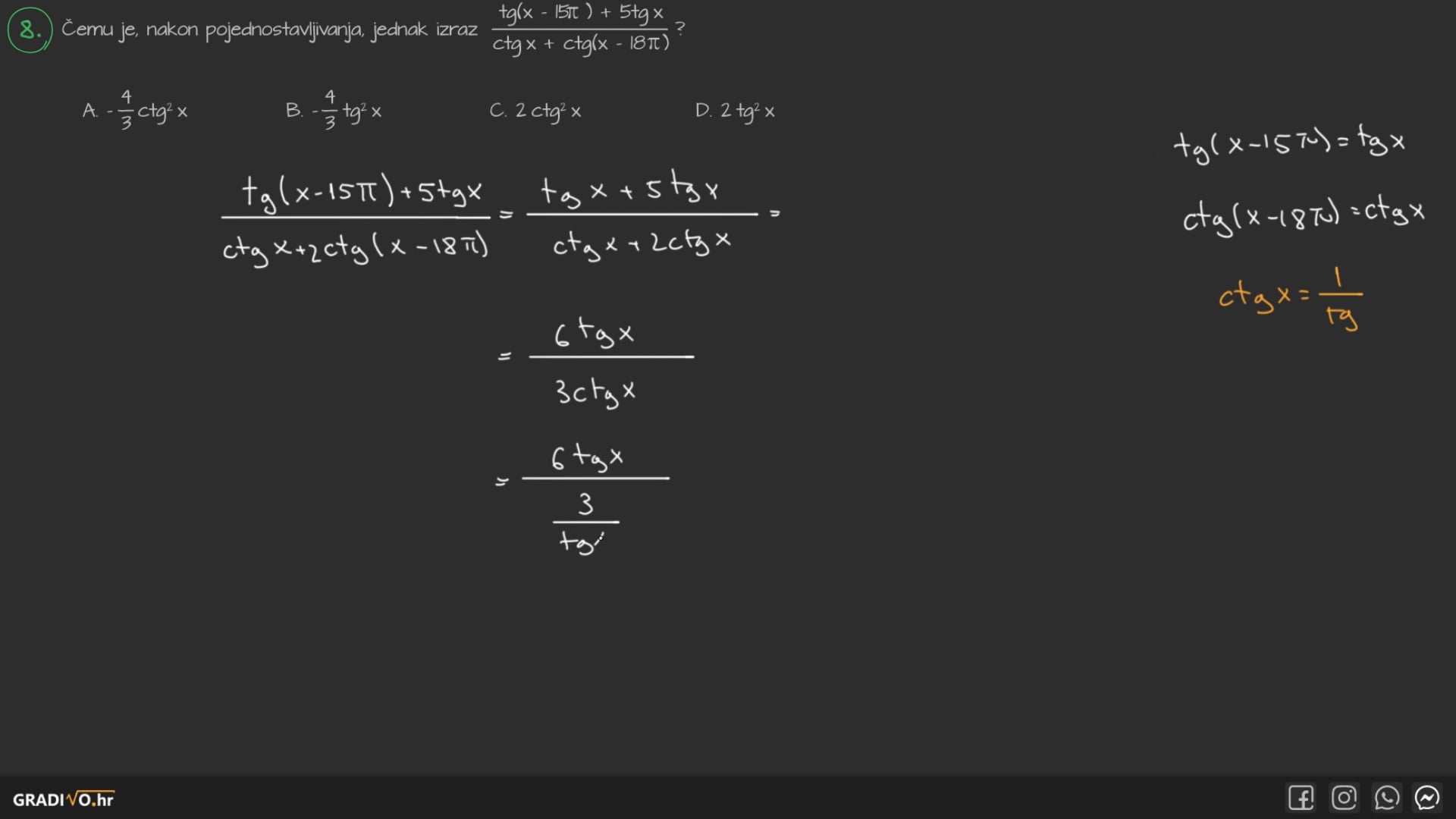 Matematika A - 2013. jesen, 8.