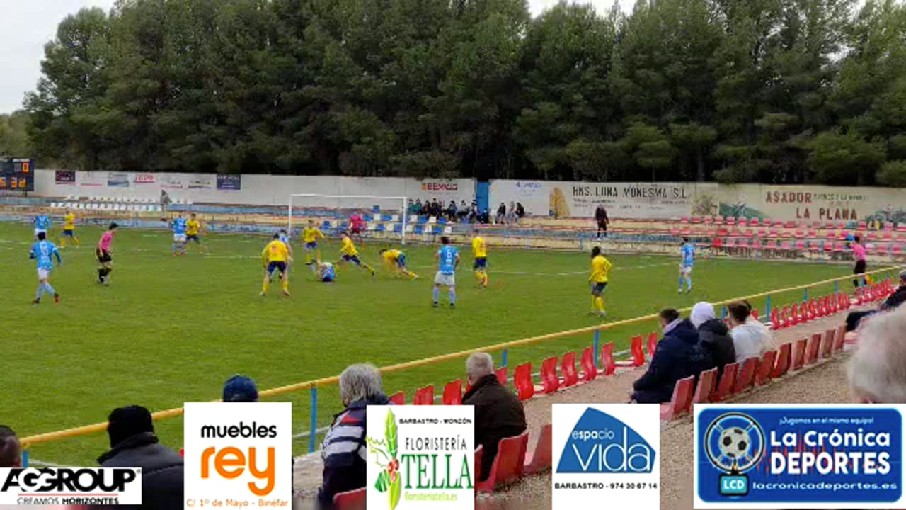 (RESUMEN y GOLES) CD Robres 2-0 CD Binéfar / J 28 / 3ª División