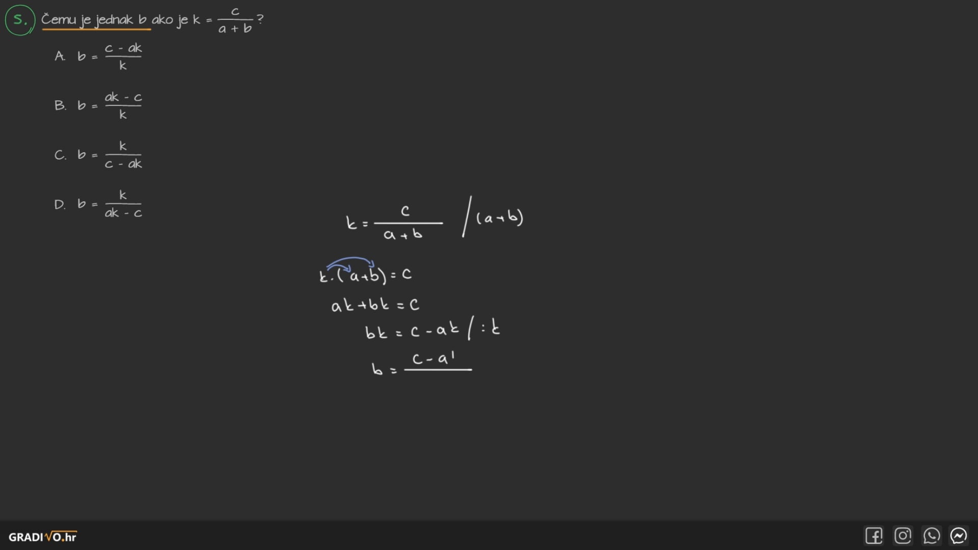 Matematika A - 2011. jesen, 5.