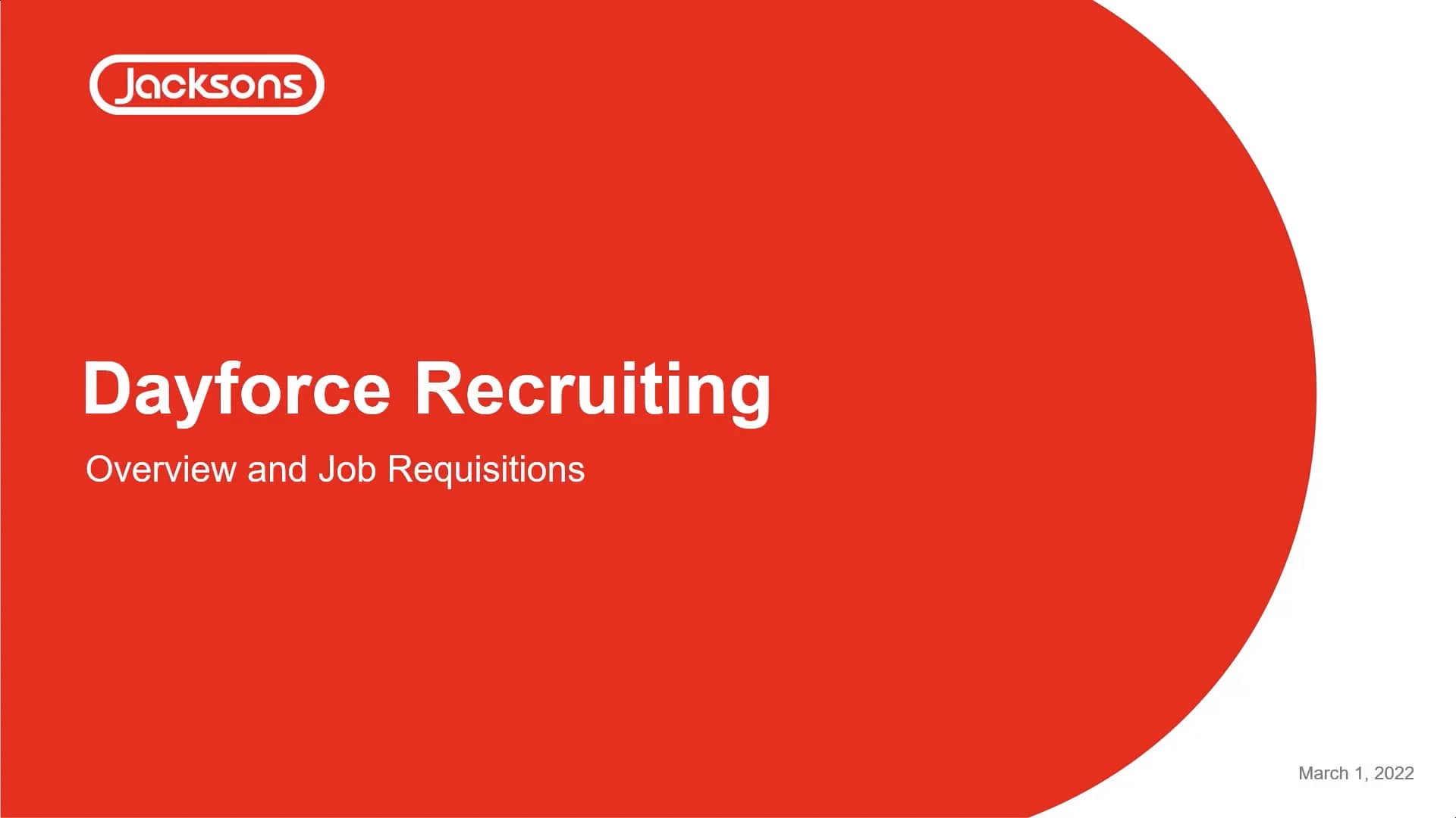 Dayforce Recruiting Series - Lesson 1 - Overview and Job Requisitions ...