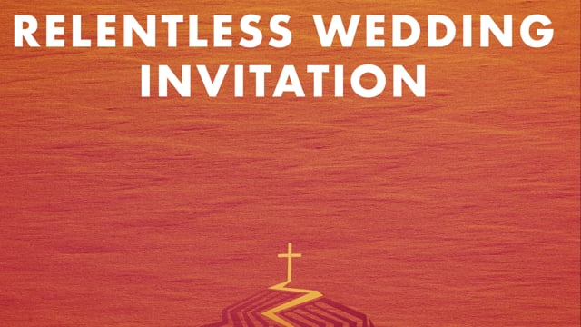 Relentless Wedding Invitation