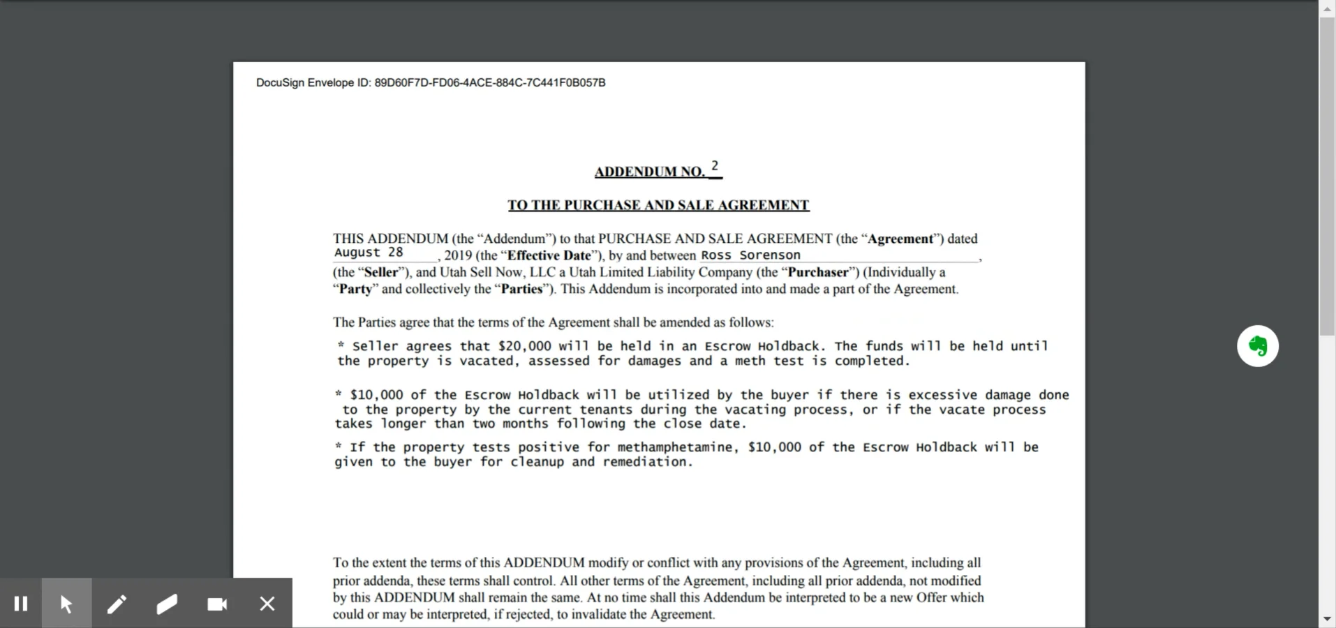 Escrow Hold Back on Vimeo