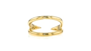 14kt Yellow Gold Single Ear Cuff with Diamond Accent