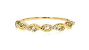 12 ct. t.w. Diamond Twist Ring in 14kt Yellow Gold