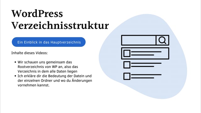 WordPress Verzeichnisstruktur