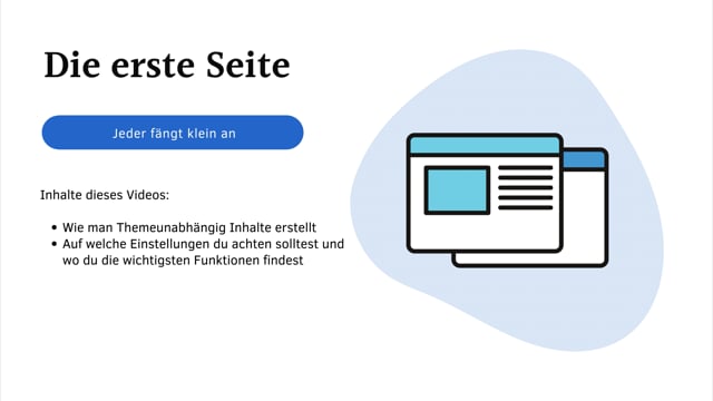 Die erste Seite