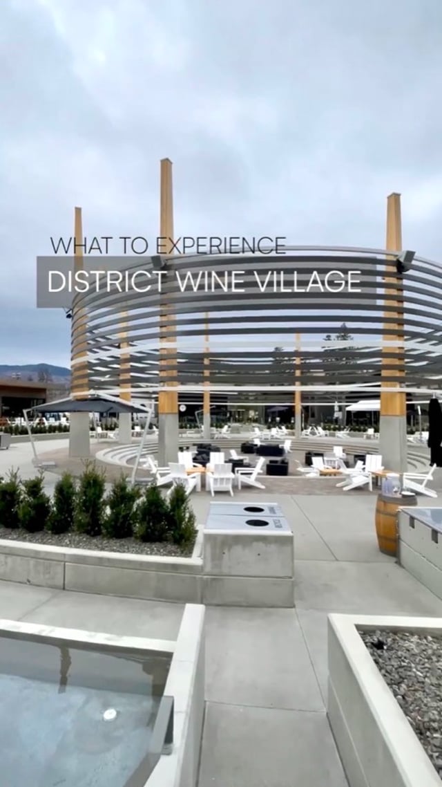 District Wine Village in the Okanagan