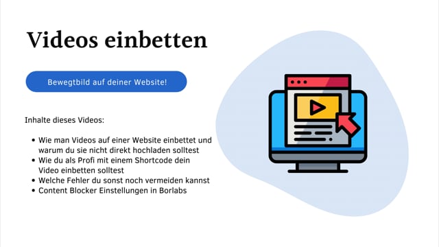 Videos einbetten