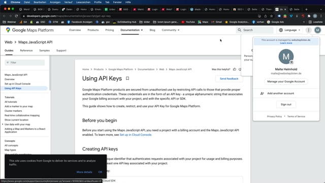 Google Maps einbinden
