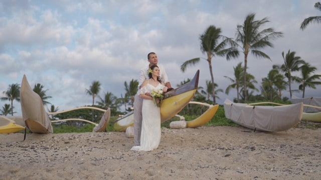 Eva & Vince | Kukio Beach Elopement | Big Island, Hawaii