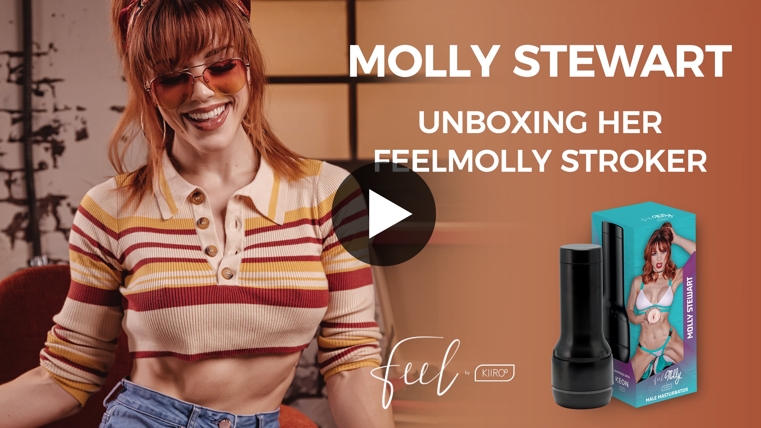 Molly Stewart Unboxing her FeelMolly Stroker