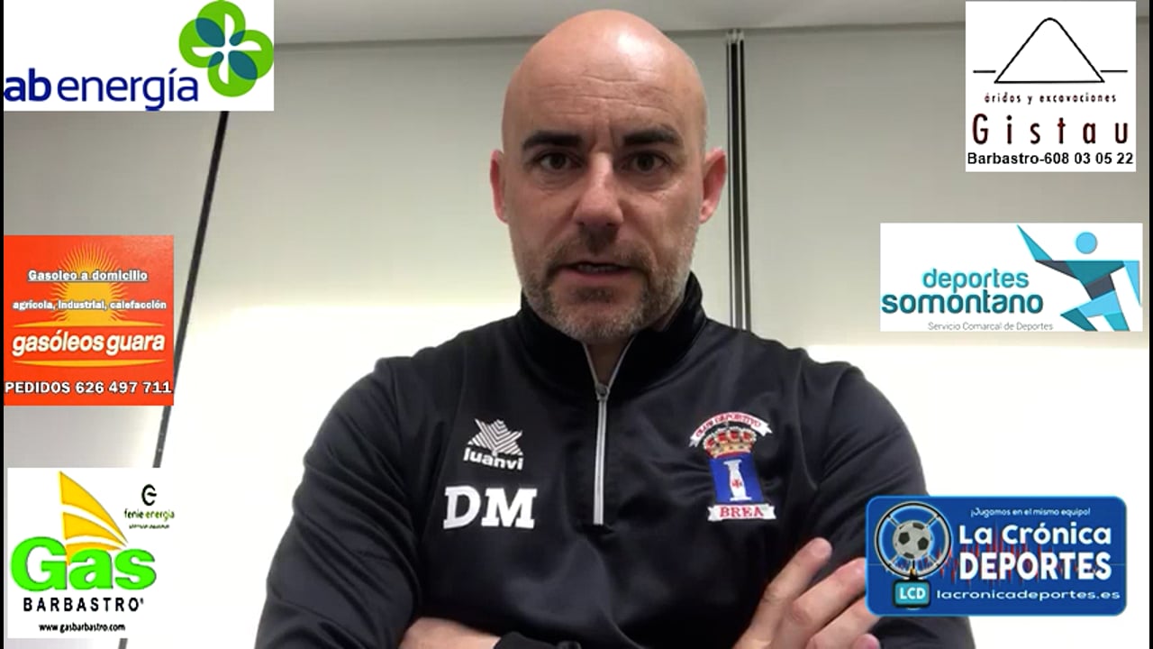 DANI MARTÍNEZ (Entrenador Brea) CD Badalona 0-0 CD Brea / J 26 / 2ª RFEF - Grupo 3