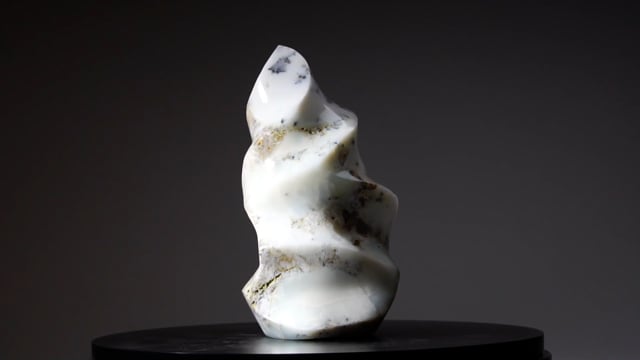 Genuine Polished Dendritic Agate Flame Freeform video thumbnail