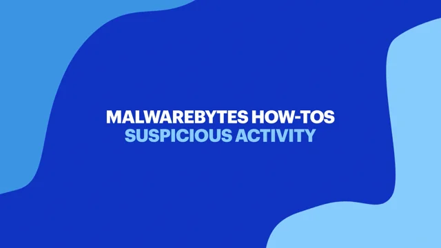 Malware analysis  Suspicious activity