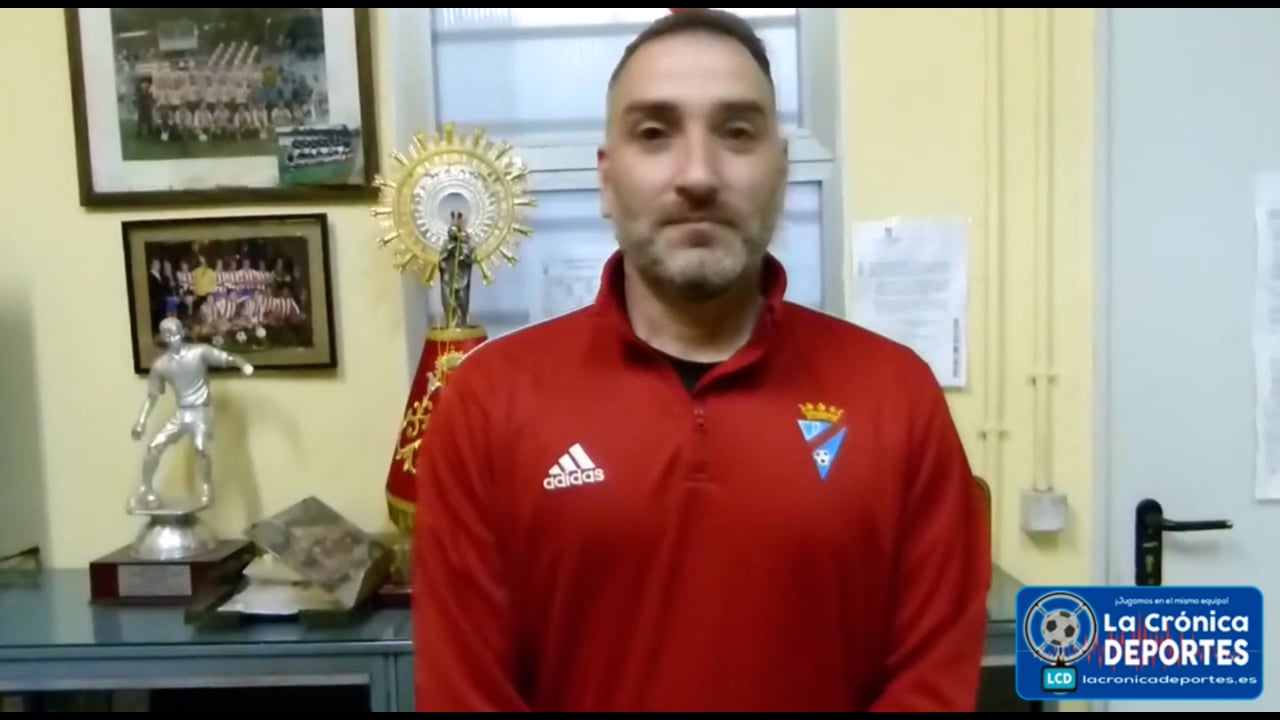 JAVI SÁNCHEZ (Segundo entrenador Valdefierro) Sabiñánigo 4-1 Valdefierro / J25 / Pref. Gr1 Fuente: Deporte Cantera