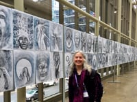 Drawing at the Parliament of the World's Religions