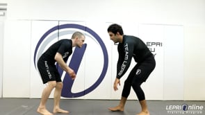 Jumping Guillotine Attempt to Arm Triangle