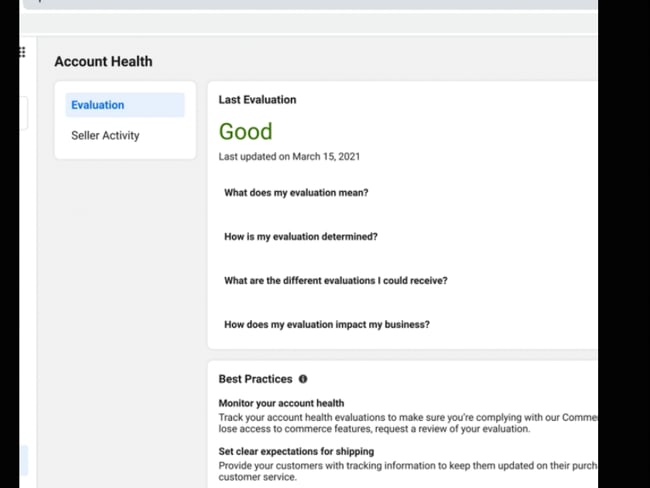 Neue FB Funktion: Account / Gruppen Gesundheit