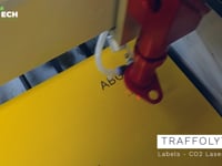 Traffolyte Labels - Laser Cut Mantech