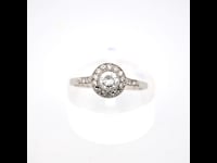 Diamante, anello in platino 10846-5007