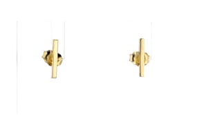 14kt Yellow Gold Jewelry Set Two Pairs of Stud Earrings