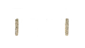25 ct. t.w. Diamond Huggie Hoop Earrings in 14kt Yellow Gold
