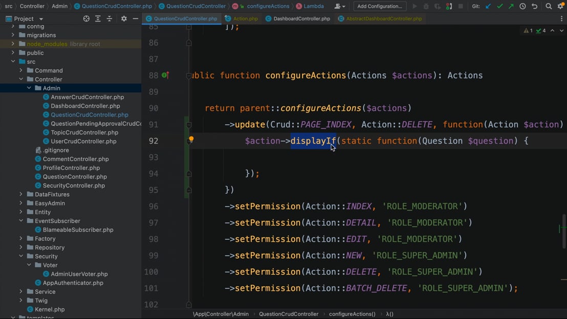 Conditionally Disabling an Action > EasyAdmin! For an Awesomely ...