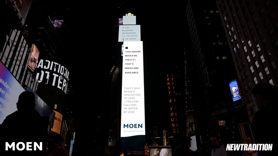 Moen at 1 Times Square