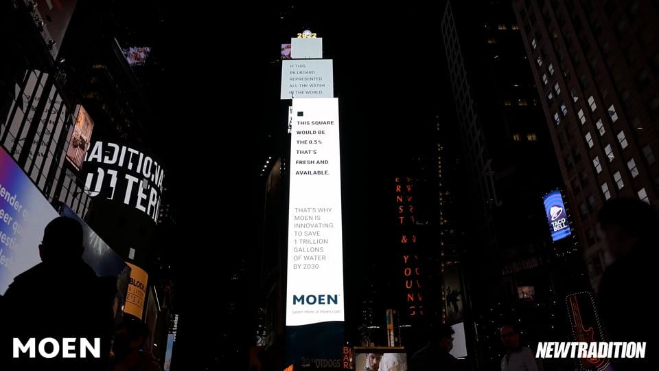 Moen at 1 Times Square