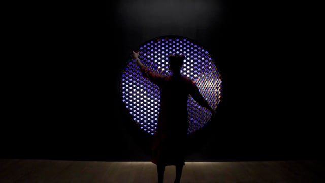 Daniel Rozin, "RGB Peg Mirror", 2019