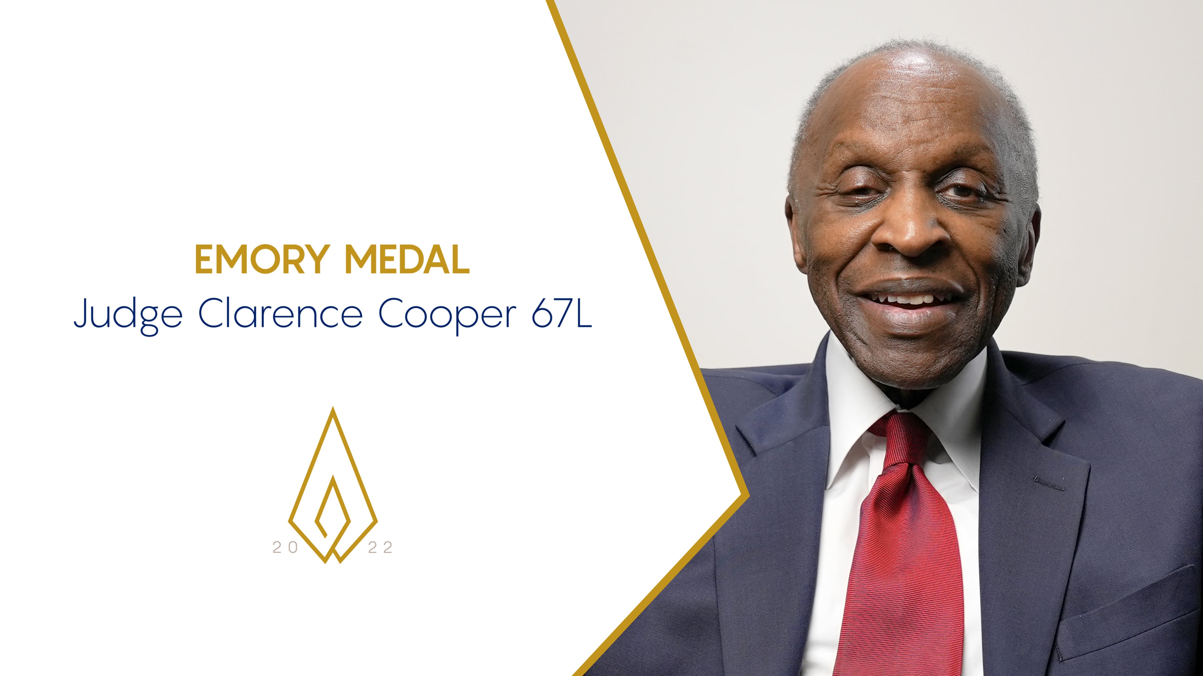 Judge Clarence Cooper Emory Medal on Vimeo
